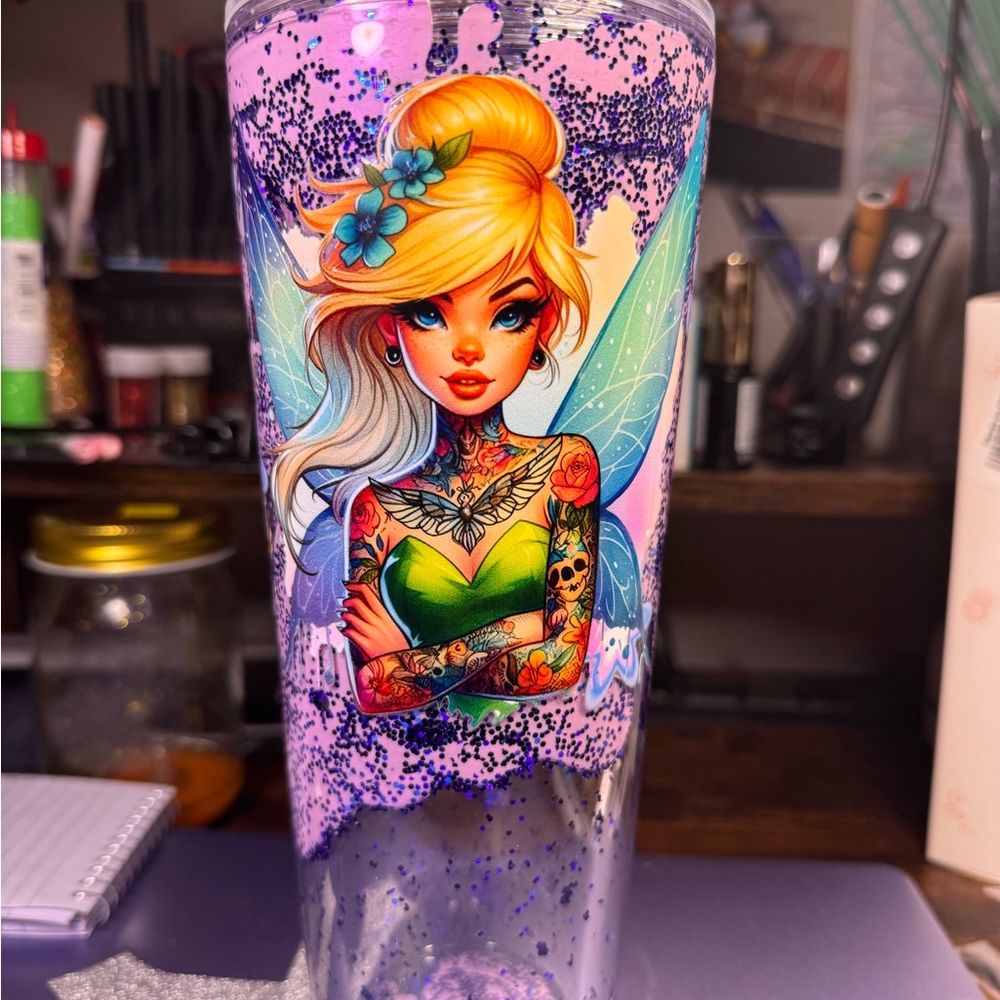 Colorful Fairy Art Lava Tumbler
